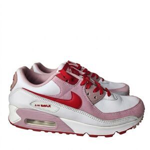 Nike Air Max 90 Valentines Day Love Letter Pink Suede DD8029-100 Women's Size 9